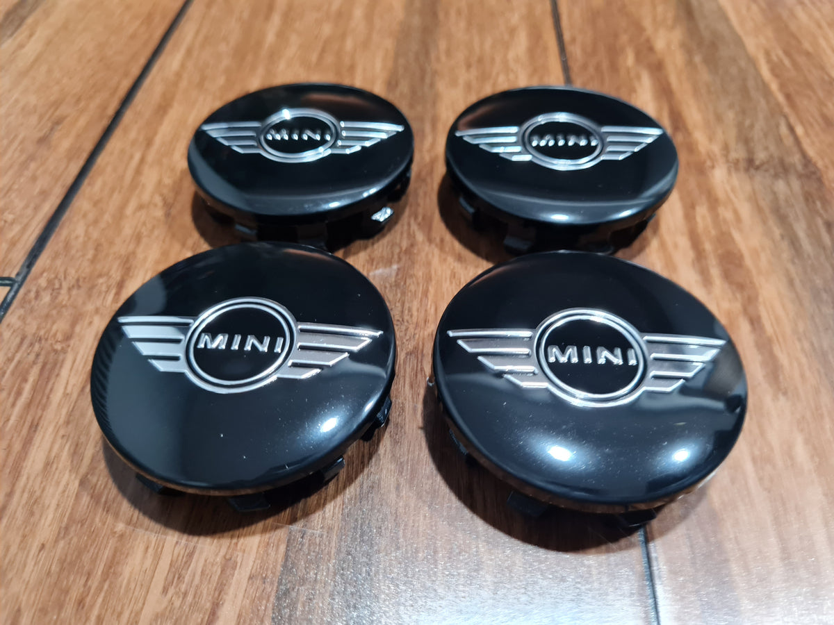 4x Alloy Wheel Centre caps for Mini Cooper F56 Black 56mm Wings – Caps ...