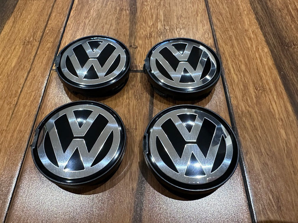 4x Alloy Wheel Volkswagen Centre caps for New VW Polo, T-Cross - 6NO 6 ...